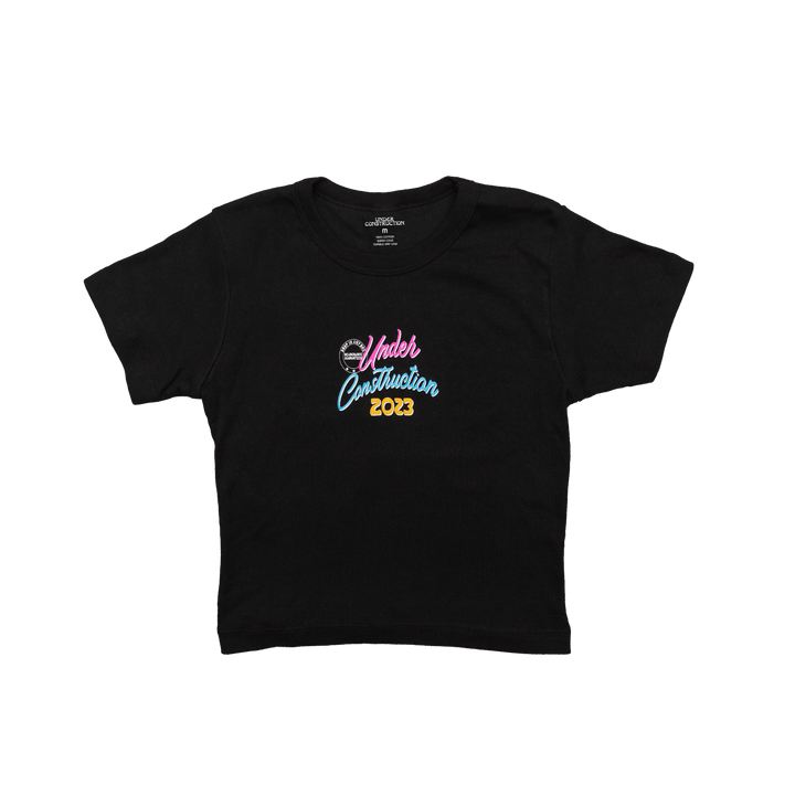 Under Construction Cropped Tee